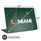 University of Miami Green Jersey Universal Laptop 11in (8.8 x 6.2in) Skin